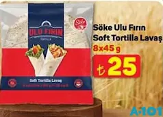 SÖKE ULU FIRIN SOFT TORTİLLA LAVAŞ 8X45 G